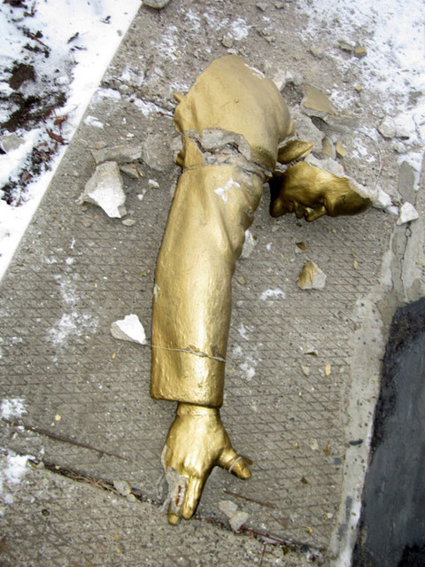 В Одесской области от Ленина остались только ноги