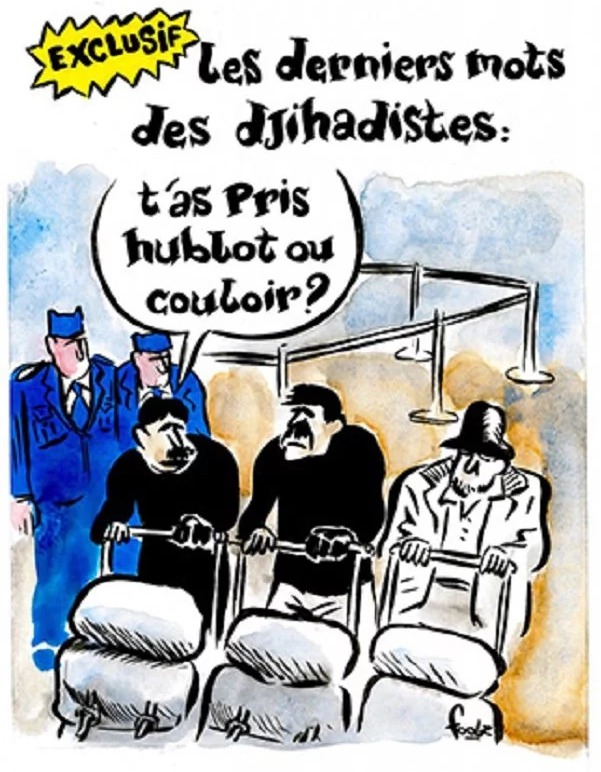 Charlie Hebdo нарисовал карикатуру на брюссельские теракты