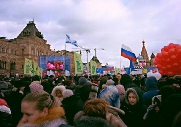 В Москве концерт в поддержку Крыма собрал 110 тысяч человек - МВД России