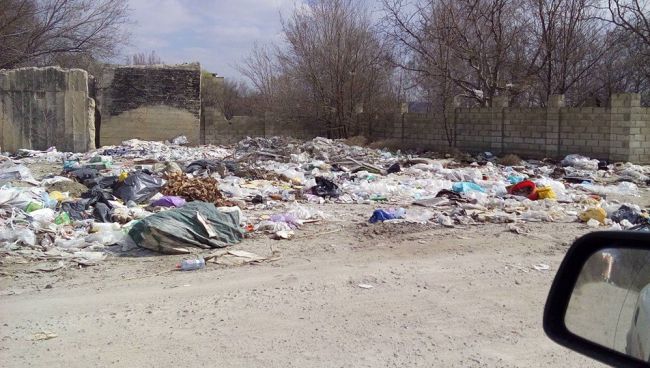На окраине Кишинева образовалась стихийная свалка