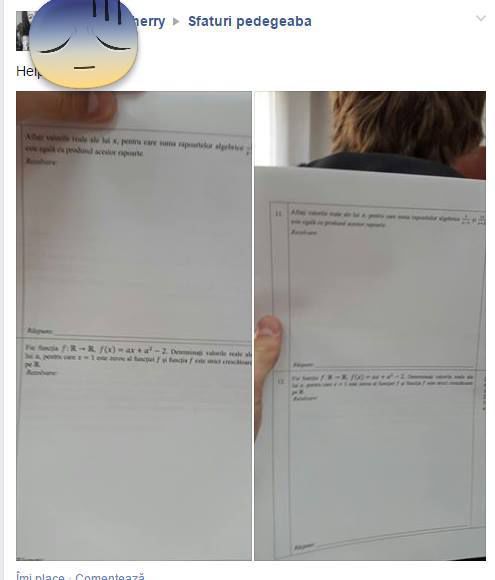 Testul la matematică pentru absolvenţii gimnaziilor a apărut pe Internet