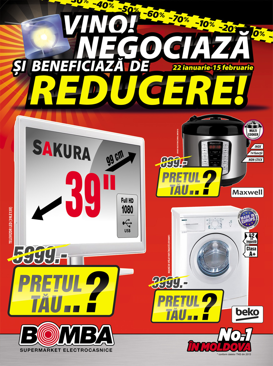 Вomba: Piață de est! Negociază și beneficiază de reducere