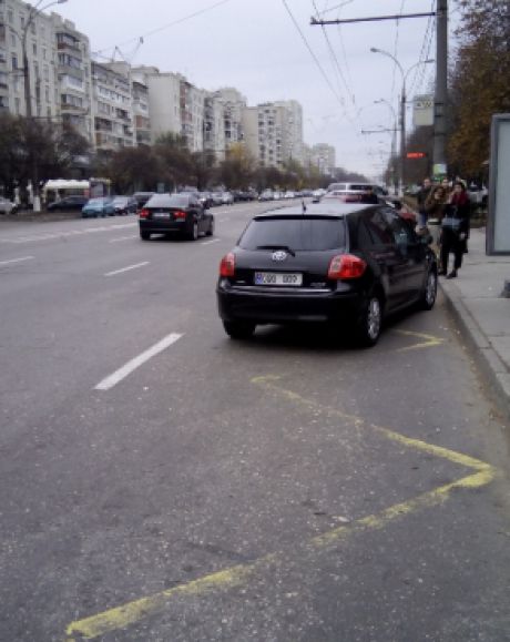 Unde și-a găsit loc de parcare un șofer din Capitală