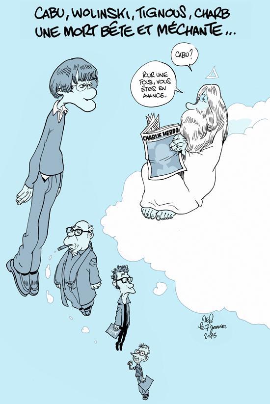 Душераздирающие карикатуры появились в Сети после убийства сотрудников Charlie Hebdo