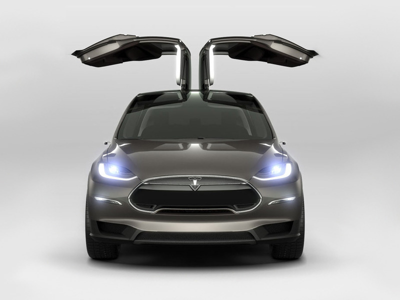 Электрокроссовер Tesla Model X поспорит с суперкарами