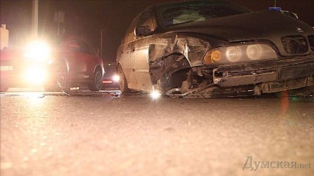 В Одессе водитель BMW устроил "замес" - пострадали четыре авто
