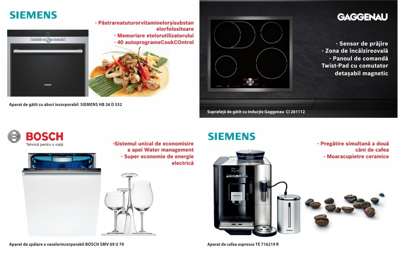 La 5 octombrie va avea loc deschiderea noului magazin Bosch și Siemens. Reduceri de pînă la 50% la tehnica germană