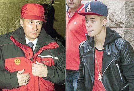 Ce ii uneste pe Putin si Justin Bieber