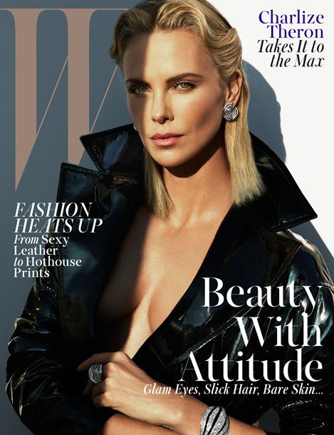 Шарлиз Терон снялась в фотосессии для W Magazine