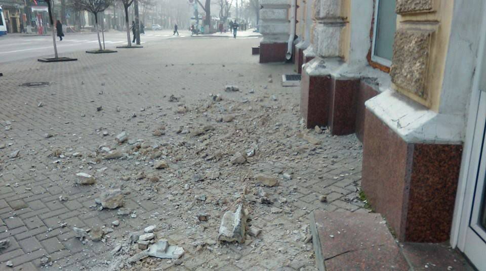 Здание примэрии Кишинева начало разрушаться