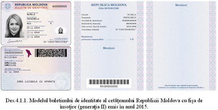 У граждан Молдовы будут удостоверения личности на поликарбонатной основе