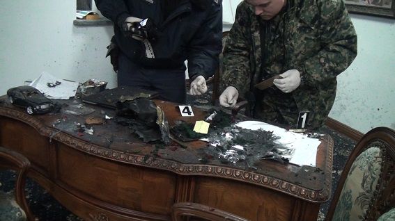 В киевском офисе взорвался букет цветов