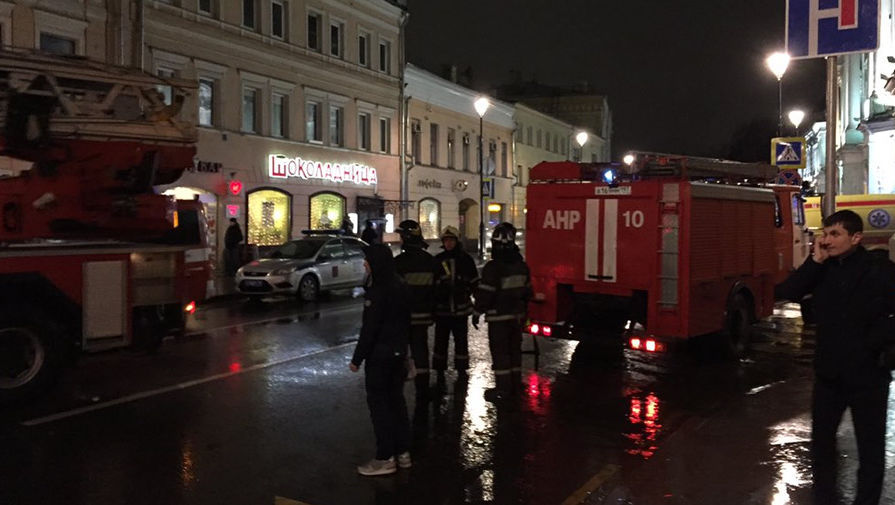 После взрыва в Москве перекрыли улицу Покровку