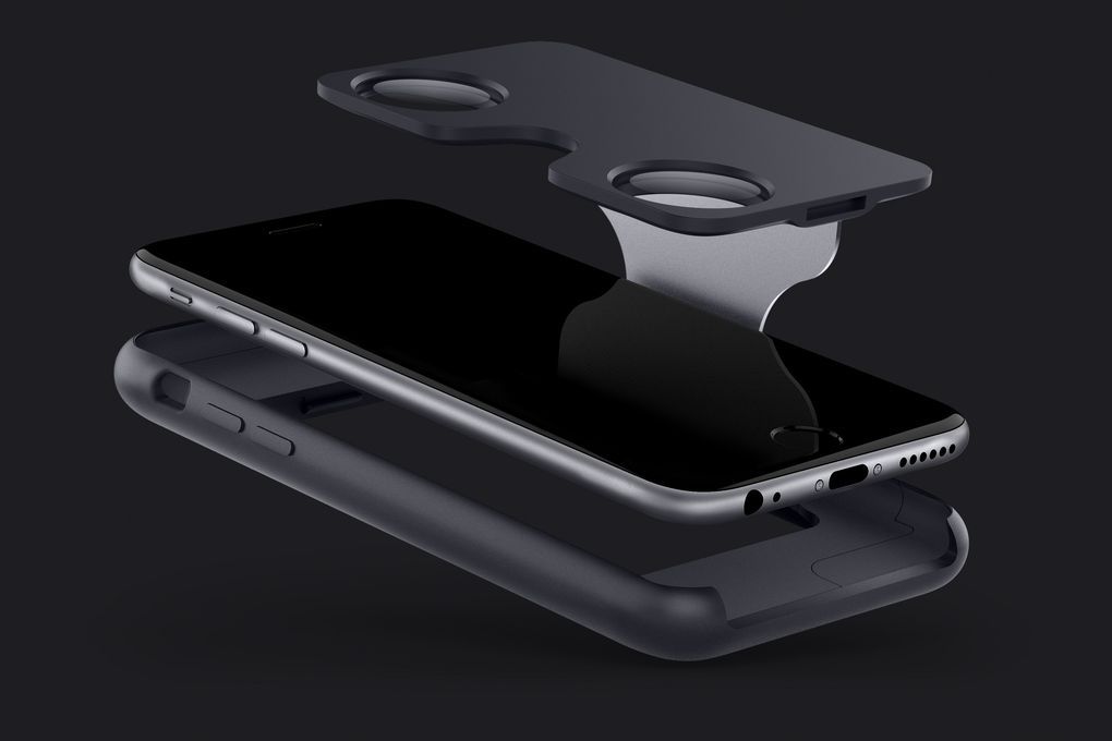 Выпущен чехол для iPhone со встроенными очками виртуальной реальности