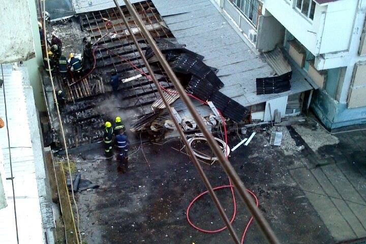 На Рышкановке в супермаркете произошел пожар