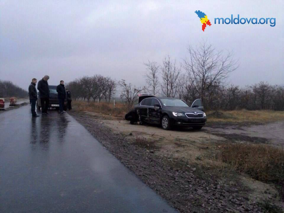 Mașina Bașcanului, implicată în accident la Comrat