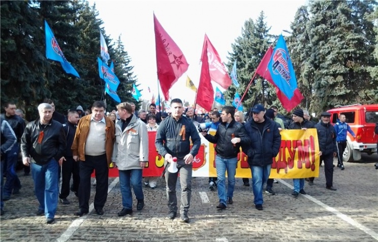 В Одессе прошел многотысячный митинг в поддержку референдума в Крыму