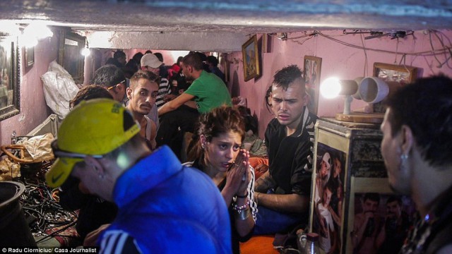 В центре Бухареста нашли подземное царство бродяг и наркоманов