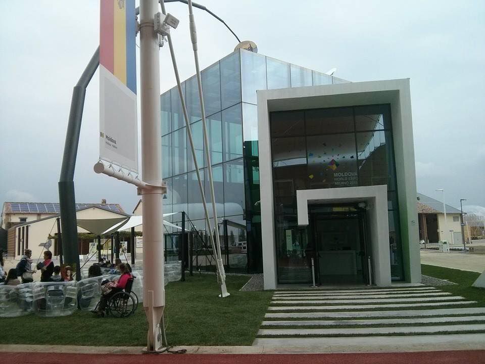Gafa de la pavilionul Moldovei, la Expo Milano 2015