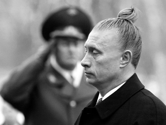 Как бы выглядели мировые политические лидеры, если бы носили пучок