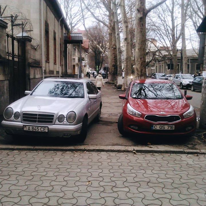 Новый случай неправильной парковки в Кишиневе
