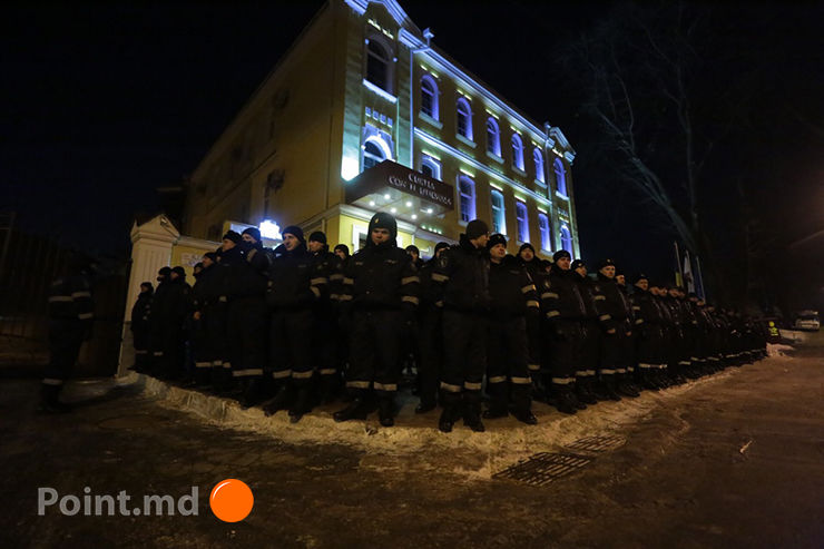 В Кишиневе прошел антиправительственный митинг