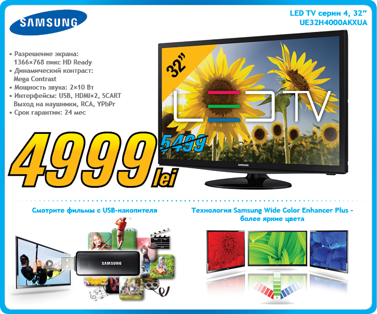 Уникальные цены на линейку телевизоров Samsung 2014 года
