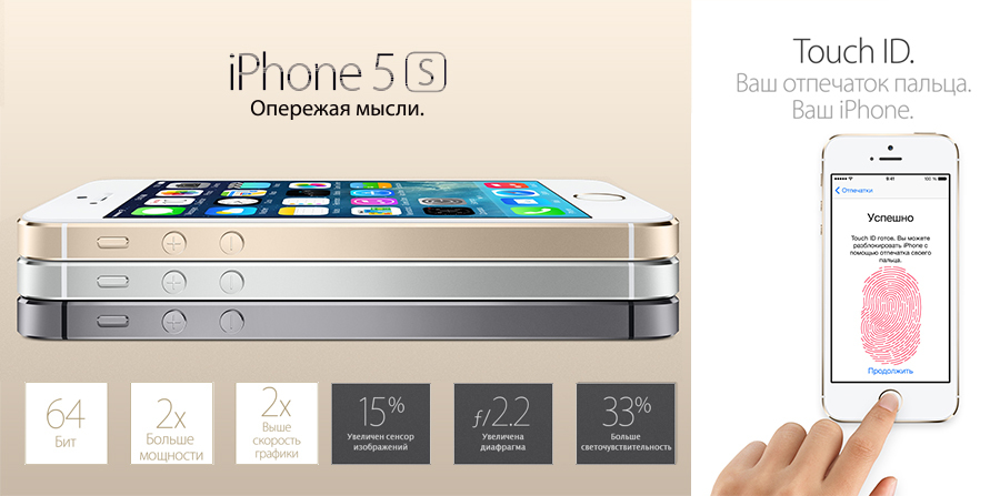 Bomba: уникальные цены на iPhone 5s iPad Air4G и MacBook Pro