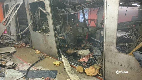 10 человек погибло при взрыве в метро на станции Маэльбек в Брюсселе
