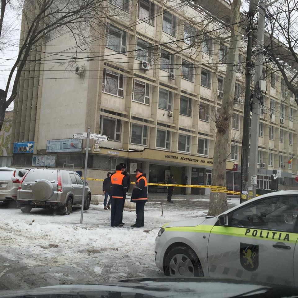 Alertă cu bombă la Uniunea Scriitorilor