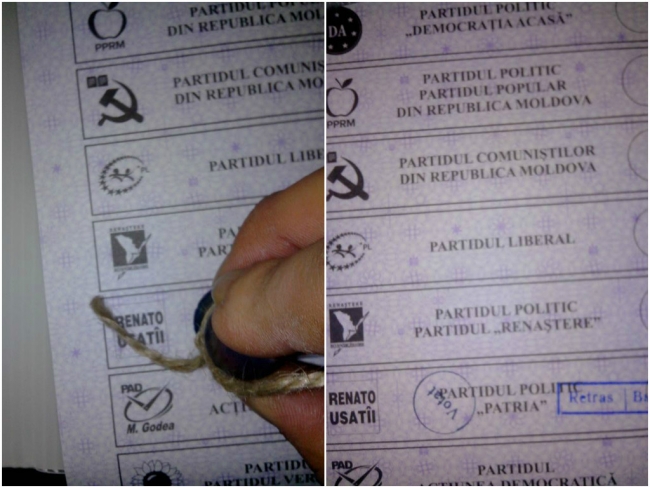Simpatizantii lui Renato Usatii isi voteaza favoritul