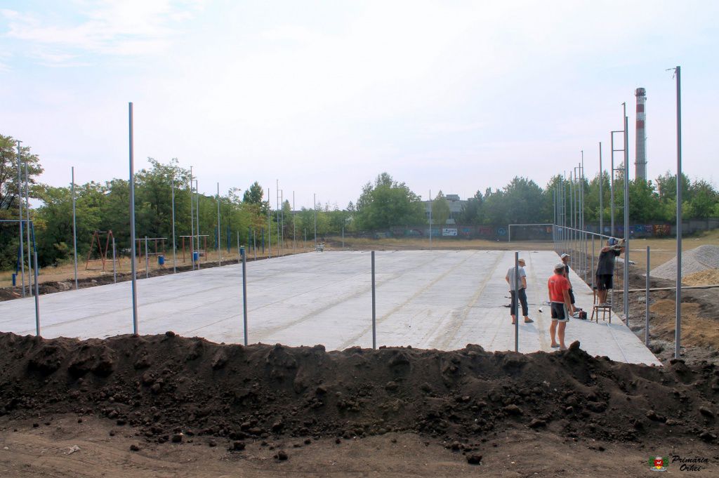 Ilan Șor a dat startul construcției unui nou teren sportiv la Orhei
