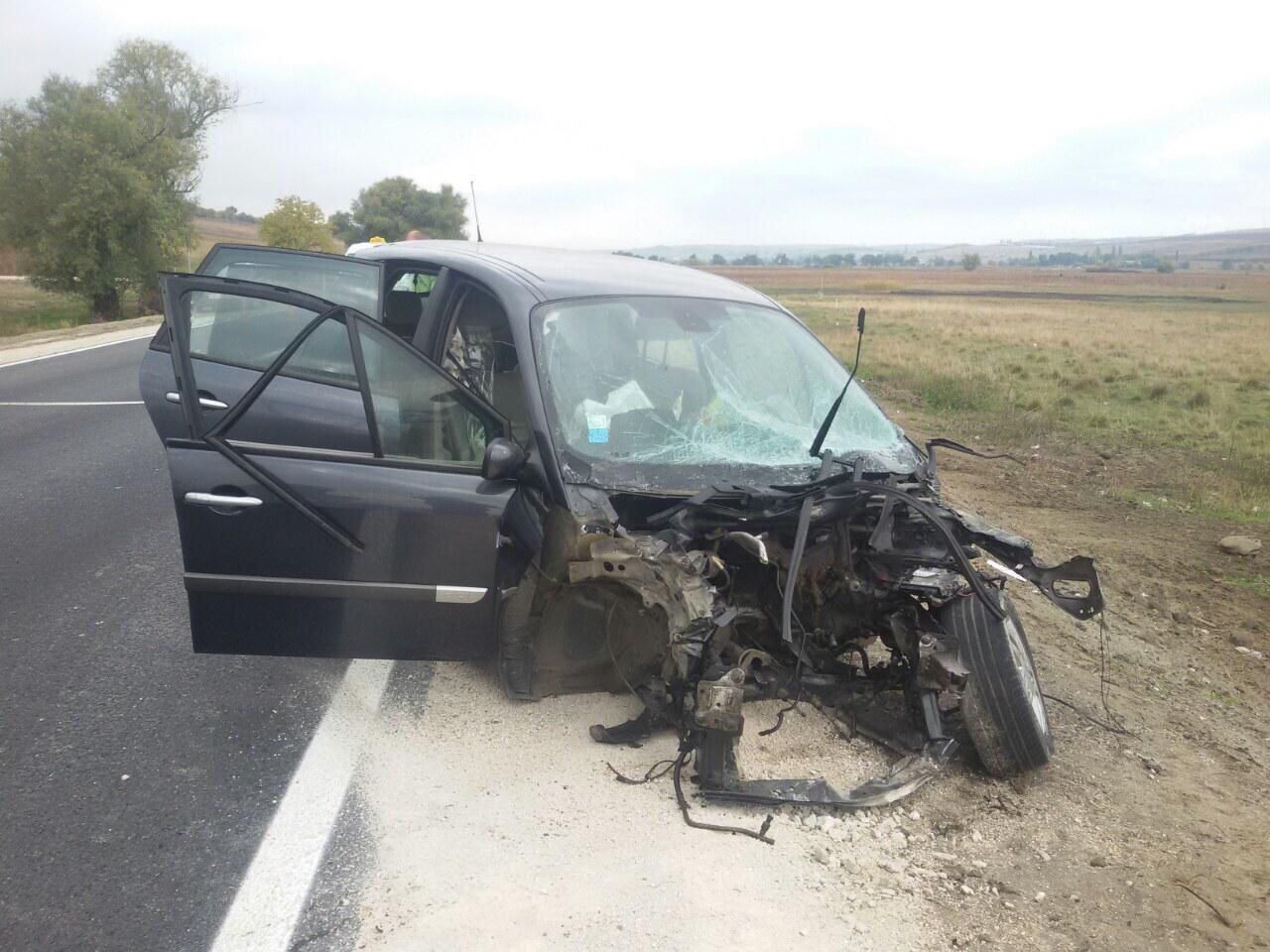 O maşină de pompieri, spulberată de pe şoseaua Cimişlia - Hânceşti