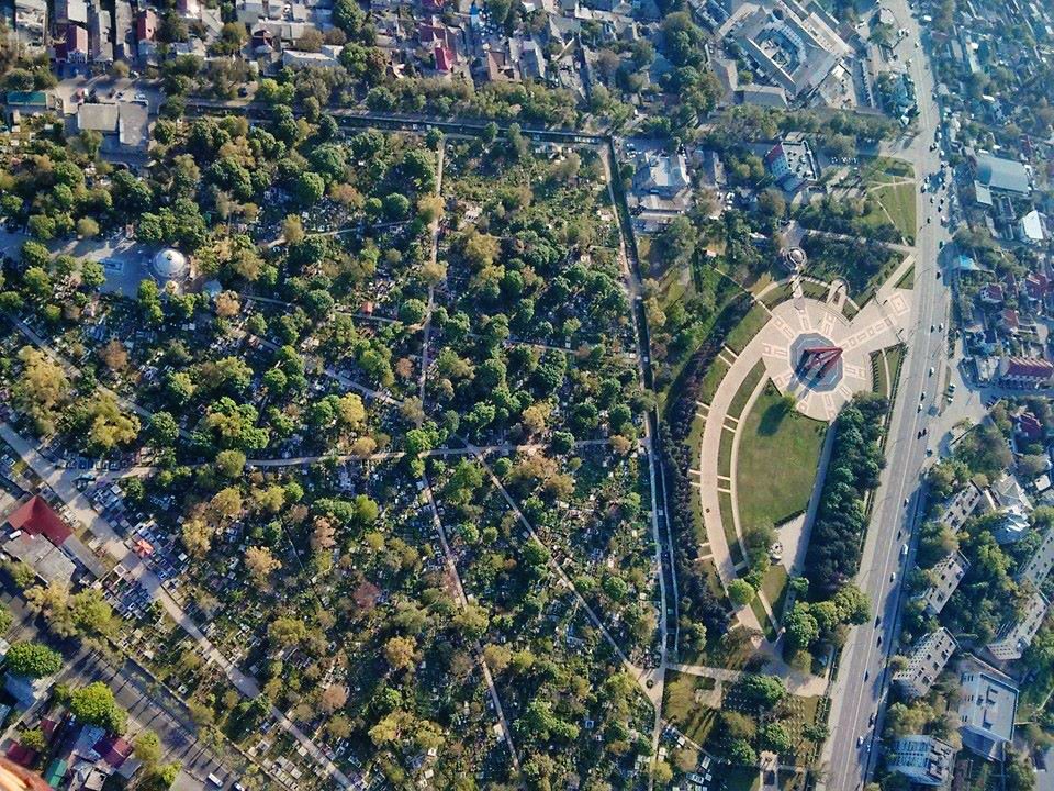 Фотограф заснял Кишинев с воздушного шара