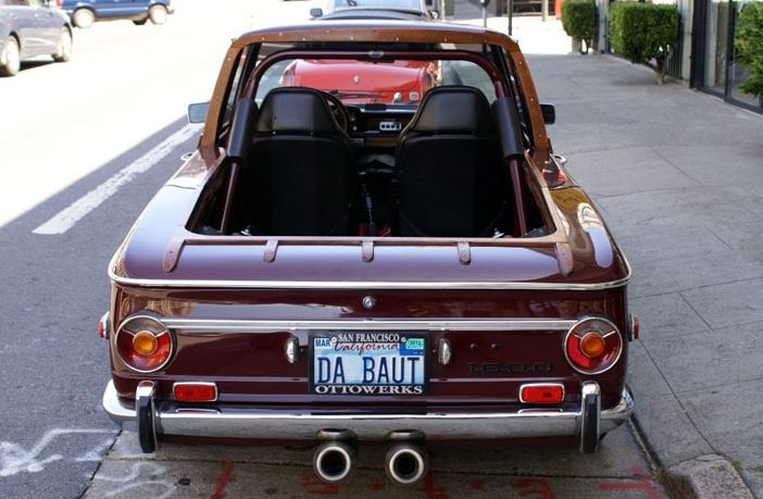 Un BMW din 1971 a fost transformat în pick-up