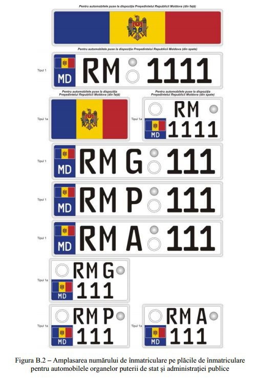 в молдове вводятся новые номерные знаки