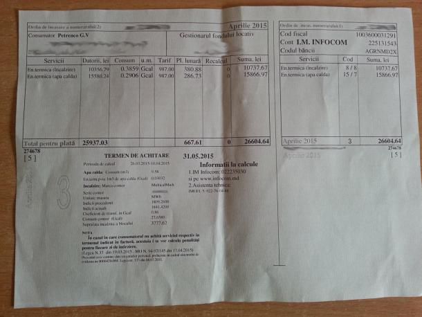 Petrenco vrea primar, dar are datorii de 26 mii de lei pentru căldură