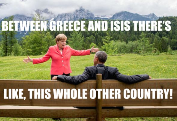 Poza zilei: Merkel și Obama discută despre Parcul de la Valea Morilor
