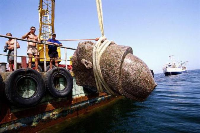 Затопленный город древних египтян найден в Абукирском заливе