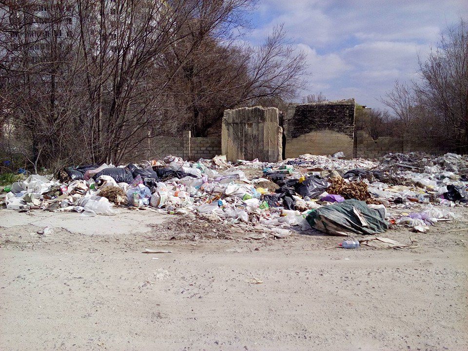 На окраине Кишинева образовалась стихийная свалка
