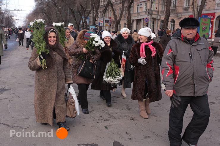 В Кишиневе прошел антиправительственный митинг