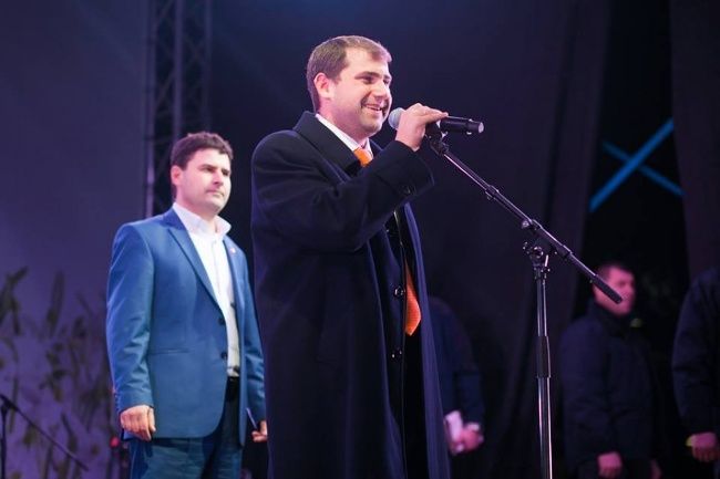 Promisiunea lui Shor în fața a mii de oameni la Orhei