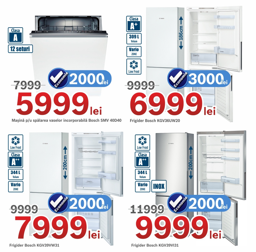 Bosch Siemens: Calitate înaltă la preţ promoţional
