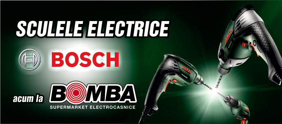 Bomba: premium intrumente Bosch acum și la Bomba