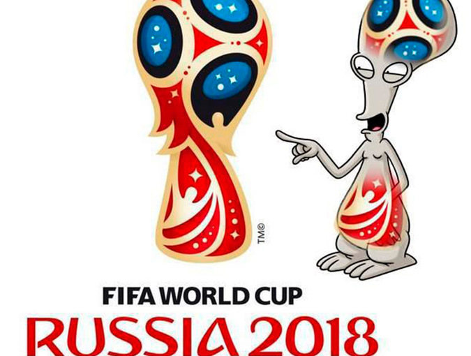Футбольное лого ЧМ-2018: пришелец или электробритва?