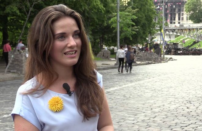 Саакашвили устроил своим замом 25-летнюю активистку Евромайдана