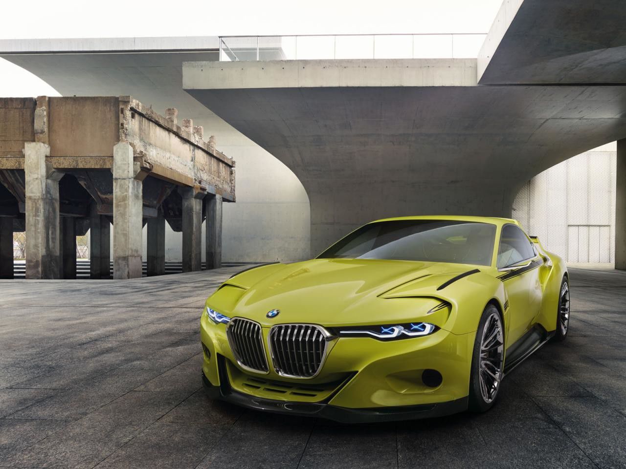BMW показала концепт в стиле авто из семидесятых