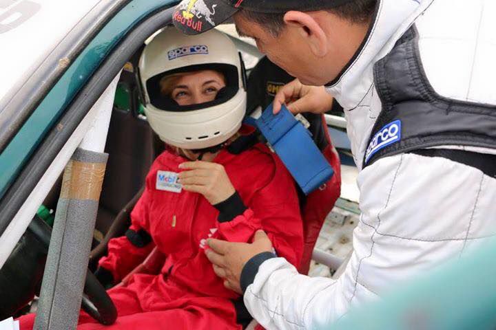 Irina Vlah, pilot de curse în cadrul Campionatului Moldovei la autocross