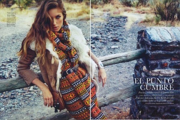 Молдаванка Надежда Савкова на обложке журнала Elle