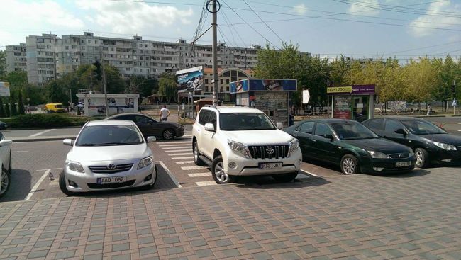 Unde si-a parcat masina soferul unei Toyota